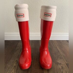 Hunter Red Rain Boots
